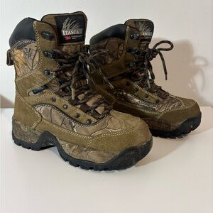 Itasca Youth Little Boy Size 3 Hunting Waterproof Insulated Boots Camo